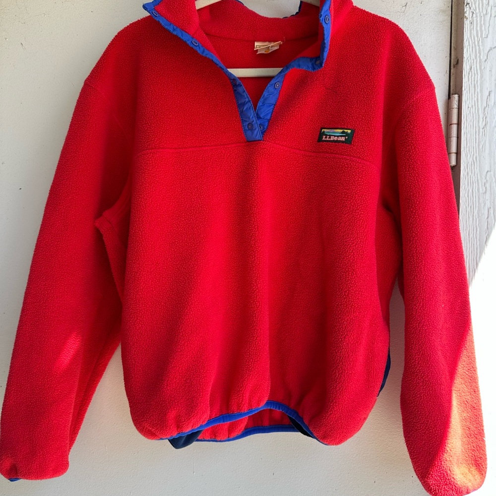 vintage l.l. bean fleece jacket